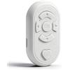 Sxhlseller TIKTok Telecomando Bluetooth 4.0 per IOSAPP per Telefoni Cellulari Android, Girapagina Wireless con Punta delle Dita, Pulsante di Scatto della Fotocamera di Ricarica di Tipo C per (Bianco)
