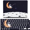 JZ Astronaut Caso per MacBook Air 13 Old Release (2010-2017, Models: A1369 / A1466) Hard Shell Caso con Cover Tastiera Gratuita Set - E