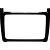 MasterLine Mascherina autoradio kit montaggio 2 DIN colore NERO. Cornice di adattamento a radio ORIGINALE VW POLO dal 2012 al 2018.