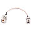 Tsophreniq UHF SO239 Femmina a BNC Maschio RG316 Cavo Pigtail 15 cm Radio Coassiale Cabl Connettore Cap Copertura Protezione Spina Adattatore Presa Cavo Coassiale Cavo Saldatura Pannello Paratia Press