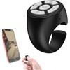YRTUOP Telecomando Bluetooth, pulsante selfie, punta dita, girare pagine fotocamera, per telefoni e tablet, 3x2x3 cm