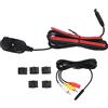 Bnineteenteam Telecamera Laterale per Auto, Telecamera per Angolo Cieco con Vista Laterale per Portiera Dell'auto Visione Notturna HD IP68 Impermeabile per Camion, Furgone, Rimorchio,