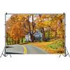 Bovlleetd 250x180cm Autunno Paesaggio Fotografia Sfondo Rustico Casa Campagna Acero Albero Sfondo Foresta Paesaggio Naturale Sfondo Panno Autunno Sfondo Foto Oggetti di Scena Vinile