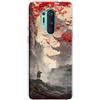 Mixroom - Cover Custodia Back case In TPU Silicone Morbido Per ONE PLUS ONEPLUS 8 PRO Fantasia Templi Giappone U841