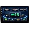 BXLIYER SXAUTO ¦ 8G+256G, 8-Core ¦ Android 15 IPS Autoradio Per FIAT 500L (2012-2016) - Senza fili Carplay & Android Auto - LED Camera + MIC - DAB Fast-boot Volante 360-CAM WIFI DSP - 2 Din 10.1 Pollici