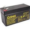 Kung Long Batteria Kung Long WP1.2 - 12 12 V 1,2 AH AGM Batterie Piombo wartungsfrei VDS Battery