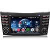 Erisin 7 pollici Autoradio 2 Din Android 14 GPS Navigatore per Mercedes Benz Classe E W211 Classe CLS W219 Supporto CarPlay senza fili Android Auto Bluetooth WiFi 4G DSP DAB+ USB FM Canbus 4GB+64GB