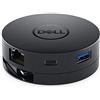 Dell 470-Acwn USB-C Mobile Adapter Da300, Nero