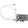 Yunxwd PCI-E PCI Express FireWire 1394a IEEE 1394 Scheda Controller Scheda Desktop Scheda di Acquisizione Immagine HD con Cavo Firewire per Videocamera Industriale
