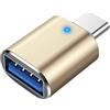 Generico Adattatore Da Lightnng A USB C - Adattatore USB C A USB | Adattatore USB C Maschio A USB Femmina | Type C Connettore Per Tastiera, Chiavetta USB, Telefono Cellulare, Tablet, Auto.