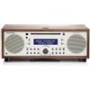 Tivoli Audio Tivoli Music System BT MSYBT-1460-EU - Sistema di altoparlanti con Bluetooth UKW/MW/CD 2.1, colore: Noce/beige
