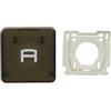 AZUBAYCOM Keycaps Tasti di ricambio Clips a forbice Cerniere per laptop MSI Pulse 17/ Pulse 15 - B13V/B13VFK/B13VGK, MS-1585 MS-158N MS-15K2 MS-17L5 MS-17LN (Un Keycap e Cerniera)