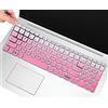 imComor Cover per tastiera per Lenovo Ideapad 3 15 15,6 pollici 15,6 pollici Laptop Keyboard Cover Protector (con tastierino numerico), 2020 Lenovo Ideapad 3 15 Accessori, Rosa Ombre (layout USA)