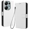 RonRun RonRon Cover Xiaomi Redmi Note 13 Pro 4G Libro, Flip Custodia Portafoglioin Pelle, Antiurto case per Xiaomi Redmi Note 13 Pro 4G, bianca