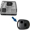 mt key 'Auto chiave telecomando 1 X Radio Container vuoto per 2 tasti Alloggiamento per Toyota