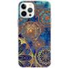 Mixroom - Cover Custodia Back case In TPU Silicone Morbido Per iPhone 15 Fantasia Mandala Disegni Oro H121