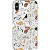 Mixroom - Cover Custodia Case In TPU Silicone Morbida Con Sfondo Trasparente Per Apple iPhone XS Fantasia Cucciolini Di Gatto T460