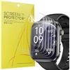 Blueshaweu 6 Pezzi Pellicola Compatibile per Blackview R60 smartwatch, Pellicola Protettiva Compatibile per Blackview smartwatch R60, Sensibile al Tatto, Senza Bolle, HD TPU Film (Trasparente)