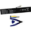 GDDGFVKV 74Wh C41N2208 4ICP5/42/79 Batteria per console di gioco portatile compatibile con ASUS ROG Ally PC71L RC71L RC71L-NH019W 0B200-04350000 (15,48V 74Wh)