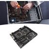 Dpofirs Scheda Madre X99 LGA 2011‑3, Scheda Madre del Computer per Scheda Madre del Server di Gioco per PC, 4 X USB 3.0, 4 X USB 2.0, 8 X DDR3 DIMM, CPU per E5 2673V3, 2666V3, 2678V3