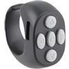 Sxhlseller Controllo Remoto Bluetooth Page Turner, per Anello di Scorrimento , Telecomando per Selfie con Otturatore della Fotocamera del Telefono Cellulare per la Lettura di Video