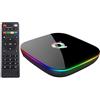 Di Tutto Per Tutti® TV Box Q Plus Android 10, 4GB RAM, 64GB ROM, H6 Quad-Core Cortex-A53 | HD Smart TV BOX 6K Ultra HD H.265 2.4GHz WiFi Ethernet USB 3.0 USB 2.0
