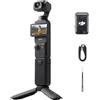 DJI Osmo Pocket 3 Creator Combo, fotocamera digitale con CMOS da 1'' e video 4K/120fps, stabilizzazione a 3 assi, tracciamento volti/oggetti, messa a fuoco rapida, microfono incluso, vlog camera