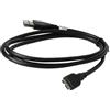 vhbw Cavo USB compatibile con Nikon D800, D800E, D810, D5, D850, D810a, D500 fotocamera, camcorder - cavo dati, 14,7 cm