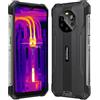 Blackview 5G Termocamera Smartphone Rugged BL8800 PRO, 50MP Fotocamera Quadruple, Dimensione 700 8GB+128GB, 6,58'' FHD+, 8380mAh Batteria Ricarica Rapida 33W, Telefono Robusto IP68 NFC GPS OTG Nero