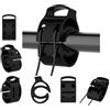Lichifit - Kit di montaggio universale per orologi sportivi GPS su manubrio per bicicletta, in silicone, per orologio GPS Garmin Forerunner TomTom Polar Suunto