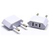 Generic Adattatore spina europea, adattatore spina USA-Europa, adattatore viaggio Europa, adattatori elettrici, spina convertitore, adattatore presa europea, adattatore spina viaggio (bianco)