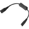 VBESTLIFE Cavo Presa da IEC 320 C8 a IEC 320 C7, Cavo Adattatore Prolunga Alimentazione Maschio-femmina 250 V con Interruttore, per Monitor LCD Altoparlante Lampada da Tavolo, 0,98 Piedi