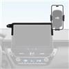 FICS Supporto per telefono da auto per Toyota Corolla 2025, 2026 (E210, monitor da 10,5 pollici) - Supporto per display centrale su misura, design in stile fabbrica, nessun adesivo, vista di guida