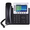 Grandstream GXP2140 4 linea LCD di colore di Bluetooth PoE del telefono di gigabit del IP di HD VoIP