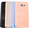 Generic Showgood - Cover posteriore per Samsung Galaxy A5 2017, A520, A520F, SM-A520F, copertura posteriore della batteria per porta posteriore, in vetro 3D, adesivo + lente sostitutiva (nero con lente)