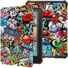 SATURCASE Custodia per Amazon Kindle Paperwhite 6 2024 release (12a generazione) / Kindle Colorsoft 7 pollici, bella pelle PU silicone flip Folio sottile luce cover con funzione auto sleep/wake (KN-4)