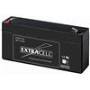 EXTRACELL Batteria ricaricabile al piombo sigillata 6 volt 3,3 Ah marca Extracell