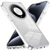 Jiajihua Compatibile con Honor X9b 5G ALI-NX1 Custodia trasparente 2 in 1 [TPU+PC] Cover White