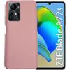 KEJI Cover Custodia in TPU, Morbido Custodia Cover Slim Anti Scivolo Custodia Protezione Posteriore Cover Antiurto per Cover per ZTE Blade A72S (ROSA, ZTE Blade A72S)