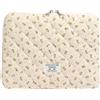 Fiorky Custodia for Laptop, Custodia for Laptop Stampata a Fiori Custodia for Notebook Trapuntata Custodia Protettiva for Computer Simpatica for Tablet Laptop da 11/13/15 Pollici Custodia