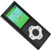Elprico Lettore MP3 con radio FM e registratore vocale, schermo LCD da 1,8 pollici, lettore musicale con riproduzione video per studenti (nero)