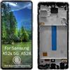 TELEMATICARICAMBI Display Schermo LCD TFT per Samsung Galaxy A52S 5G Touch Screen Digitizer Ricambio con Cornice Frame Nero - Compatibile con Modelli SM-A528B, SM-A528B/DS