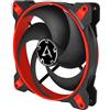 ARCTIC BioniX P140-140 mm Ventola da Gioco PWM PST, Controllo PST, PWM Sharing Technology, Alta Pressione Statica, Ventilazione 200-1950 RPM, 0,45 Sone - Rosso