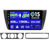 BXLIYER SXAUTO『Built-in 4G LTE/DAB』Android 15-6G+128G Autoradio Per BMW E90/E91/E92/E93 (2005-2012) Sat Nav - Wireless CarPlay Android Auto - Camera + MIC - Volante WIFI 360-CAM DSP - 2 Din QLED 9 Pollici