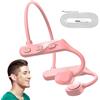 Generico Cuffie Wireless A Orecchio Aperto, Cuffie A Conduzione Ossea - Cuffie Sportive Blue Tooth 5.0 - Durata Di Riproduzione Di 8 Ore, Auricolari Wireless Resistenti All'acqua Per Allenamento, Corsa, Palest