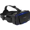 Niktule Cuffie VR per telefoni con Occhiali Virtual Reality per e Giochi Occhiali VR con Telecomando Occhiali VR con Cuffie Wireless