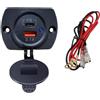 TERNCOEW Veloce Auto Ricarica Doppia Porta USB 12V-24V Presa di Alimentazione Per Smartphone Sistemi Indicatori LED Caricabatterie Usb Auto
