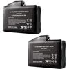 tooloflife 2 Batterie Ricaricabili ai Polimeri di Litio, 3000 mAh, 7,4 V, Batteria Agli Ioni di Litio per Vestiti Sciarpe Riscaldate, 3,5 x 1,35 mm DC