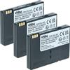 vhbw 3x batteria compatibile con Siemens Gigaset SL2, S440, SL100, SL150, S445, SL1 telefono fisso cordless (700mAh, 3,7V, Li-Ion)
