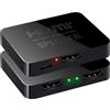 INF Splitter HDMI a 2 porte per 2 schermi, splitter HDMI, splitter HDMI, 3D, 4K Ultra HD